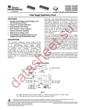 UC3543N datasheet  